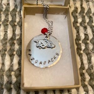 Arkansas Razorbacks necklace